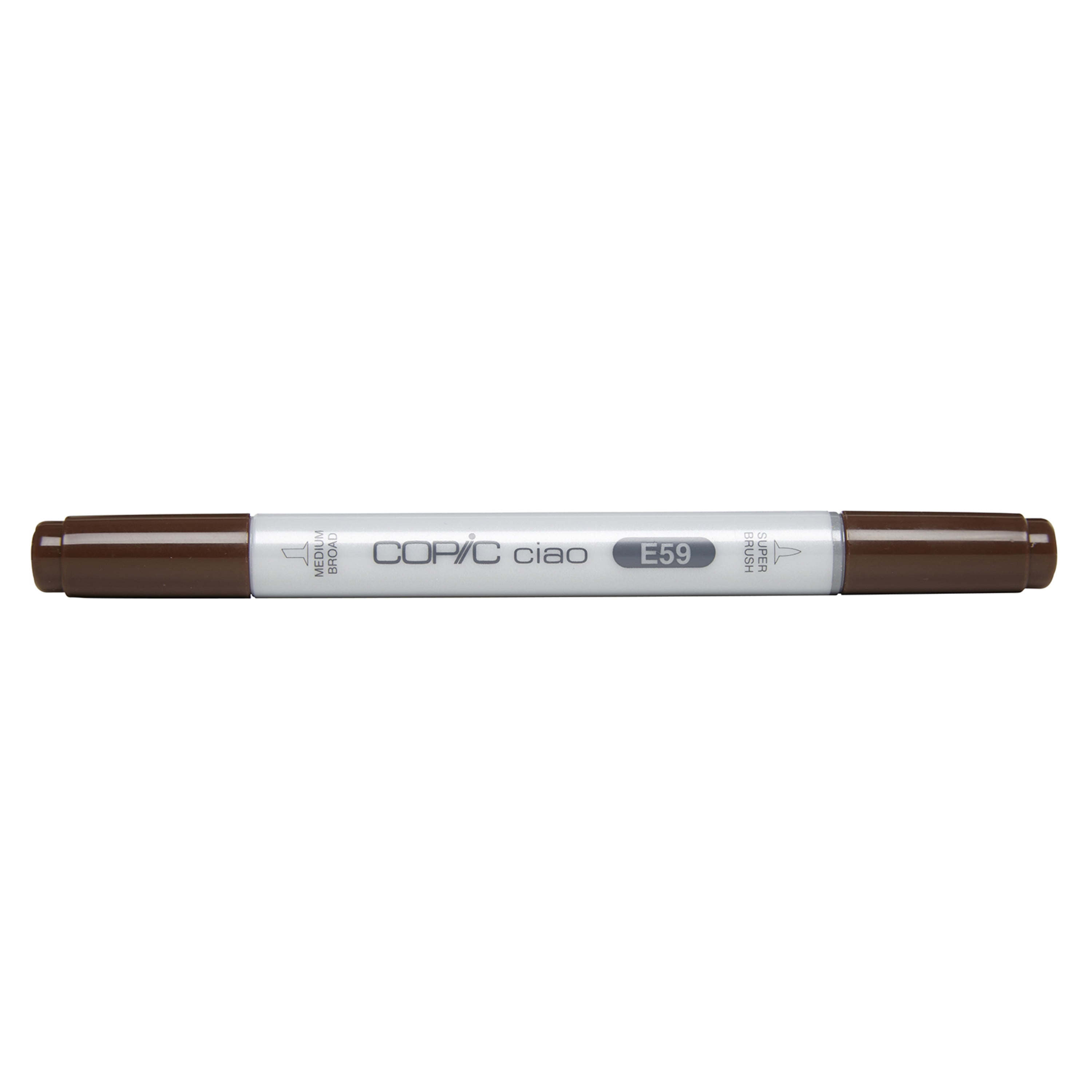 Copic Ciao Twin Tip Marker Pen E59 Walnut 