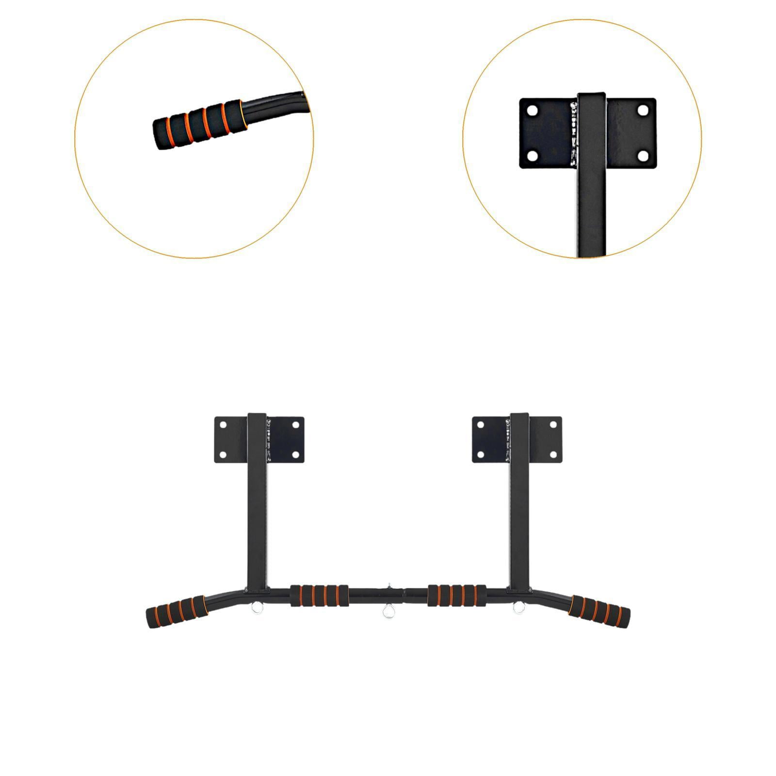 Dualoai Pull-up Device Frame Bar Multipurpose Easy Installation Fixed Fitness Single Black