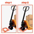 thumbnail image 4 of Llanta Pallet Jack Chock ROBLOCK Heavy Duty, color naranja, 4 of 8