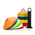 thumbnail image 4 of 10 Pieces Of Logo Plate Digital Obstacle Ball Support Logo Sign Plate Butterfly Pier Pad Pile Roadblock Football Training Equipment Logo Plate, 4 of 4
