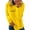 Yellow-01, variant on Perfectbot Women Kangaroo Pocket Hoodie Long Sleeve Heartbeat Heart Graphic Pullover Sweatshirt