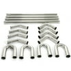 8Pcs 2.5 In. OD Custom Exhaust Tubing Mandrel Bend Pipe Straight U Bend Piping Kit - Foto 2