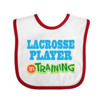 Inktastic Lacrosse Player in Training Boys or Girls Baby Bib