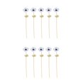 thumbnail image 1 of Naiovety 5 piezas de arreglo de flores de boda de seda de anémona artificial blanco Blanco 2Conjunto, 1 of 6