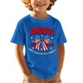 thumbnail image 4 of EnJoCho Boys Girls 4th Of July Shirt Cotton Kids Red White And Blue USA American Flag Shirt Comfortable Patriotic Tops Kids Girls Graphic Tee Summer Casual 2 12 Years, 4 of 8