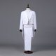 thumbnail image 1 of Traje de esmoquin de vestir para hombre, traje de actuación, traje de mago, actuación escénica, traje de mando, cantante de Bel Canto, negro y blanco, rojo, 1 of 4