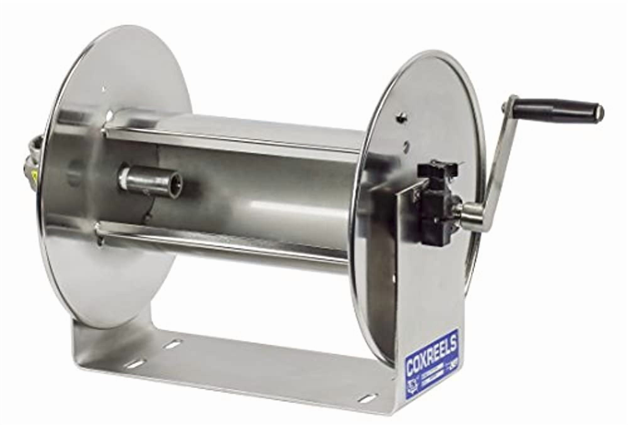 COXREELS Hand Crank Hose Reel,75 ft. Hose Length 112-4-75-SS