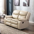 thumbnail image 3 of Manual Reclining Sofa Set for Modern Living Rooms – 1+2+2 Modular Design, Comfortable Seating Solution for Families and Entertaining, 3 of 6