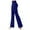 Royal Blue, variant on Susanny Tall Flare Leggings for Women Crossover Yoga Pants Tummy Control High Waisted Bootcut Stretchy Workout Casaul Pants Light Gray 2XL