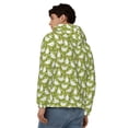 thumbnail image 4 of Wukai Funny Chicken Print Men's Zip-Up Hoodie,Fleece Full-Zip Hoodie for Men, Hooded Sweatshirt-Large, 4 of 5