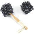 thumbnail image 1 of Long Handle Loofah Back Scrubber - Shower Loofah Bath Sponge Shower Puff Shower Sponge Long Handled Sponge for Shower Luffa Sponge Loofah Stick (Black), 1 of 7
