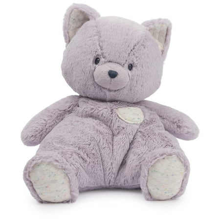GUND Baby Oh So Snuggly Kitten Large Plush Stuffed Animal for Babies and Infants, Lavender, 12.5