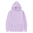 thumbnail image 4 of SGMVNU Girls Sweatshirt Hooded Oversized Trendy Long Sleeve Fashion Winter Cute Hoodies Teen Girl Fall Clothes, Size 13-14 Years, zx1-Light Purple, 4 of 9