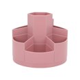 thumbnail image 3 of Pen Holder, 360 Degree Rotation Stepped Opening Design Large Capacity Cute Pen Holder Simple Stylish  For Desk For Classroom For Office Pink, 3 of 8