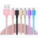 thumbnail image 4 of Cable De Datos De 3.28 Pies 2A Cable Usb De Carga Rápida Cable De Cargador Antienredos Trenzado De Nylon Para Teléfonos Iphone Android Serendint EL012906-00, 4 of 4