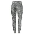thumbnail image 4 of Women's Mardi Gras Leggings Glitter Print High Waisted Tummy Control Tights 2026 Trendy Carnival Party Gift Outfit Yoga Pants, 4 of 4