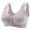 Grey, variant on TOWED22 Daisy Bras for Older Women Breathable Front Close Button Bras, Full Coverage Comfort No Underwire Front Buckle Corset Bra(Khaki,46)