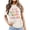 Y306 White, variant on Angala Womens Tees Crew Neck Short Sleeve Letter Print Blouse Summer Soft Comfortable Versatile Ladies T Shirts Size L Black