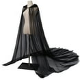 thumbnail image 6 of Elegant Hooded Cape Apparel With Detailed Lace Trim For Performances And Events, 6 of 7