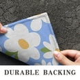 thumbnail image 6 of Blue Daisy Flower Green Leaves Pattern Door Rugs,Washable Non Slip Door Mats Indoor,Decorative Door Mats,Entry Mat Indoor for Entrance,Bedroom,Kitchen,Bathroom,17"x30", 6 of 6