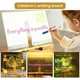 thumbnail image 5 of WarmFuPalace LED Drawing Board for Kids, Illuminated Dry Erase Board with Stand, 7 Colored Markers, Erasable Writing & Art,(S,5.9"X5.9"), 5 of 8