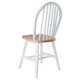 thumbnail image 6 of Winsome Windsor 2-Pc Chair Set, Natural & White Finish, 6 of 9