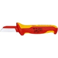 thumbnail image 1 of KNIPEX 98 54 Cuchillo recto para cable mango aislante en dos componentes, según norma VDE 190 mm, 1 of 1
