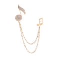 thumbnail image 3 of Broche de pin,Broche de estrella para hombre Alfileres de diamantes de imitación decorativos,Broche de cadena Alfileres Broches de boda Pin premium,Broche de cadena colgante, 3 of 8