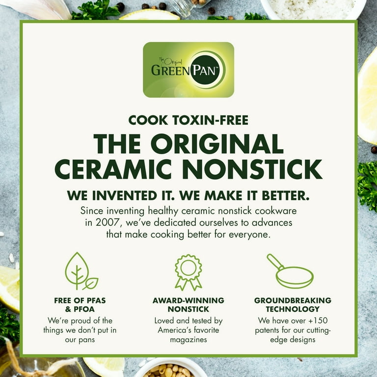 GreenPan Reserve Hard Anodized Healthy Ceramic Nonstick 10 Piece