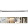 thumbnail image 1 of NIYANGLE Shower Curtain Rails Stainless Steel Telescopic Adjustable for Bathroom 1Set, 1 of 6