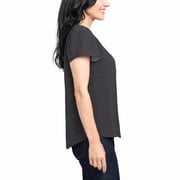 Hilary Radley Womens V-Neck Blouse