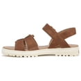 thumbnail image 2 of Dr. Scholl's Womens Take Five Flat Sandal Honey Brown 8M, 2 of 5