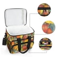 thumbnail image 6 of FORMRS Insulated Cooler Bag 24 Cans Capacity Soft Leakproof Lunch Box with Side Pockets, Retro Autumn Leaves, 6 of 7