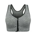 thumbnail image 3 of Tinglu Women Bras with Removable Pads Comfort Front Zipper Sports Bras Fitness Wireless Yoga Bra, 3 of 8