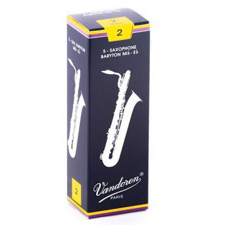 バンドーレン バリトンサクソフォンリード(トラディショナル・2-1/ 2)5枚入り Vandoren Traditional SR2425 返品種別A