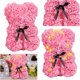 thumbnail image 5 of Oso Flores Rosas Peluche Rosa 25 Cm para Su Mamá Esposa Femenina, 5 of 9