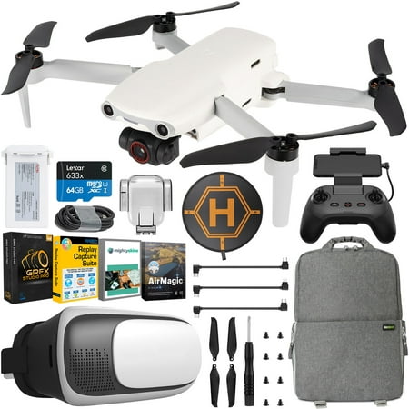 Image of Autel Robotics EVO Nano+ Standard Pro Content Creator Drone Quadcopter Bundle (White) with 48MP & 4K Video Including Deco Gear Backpack + FPV VR Headset + Landing Pad and Software Kit