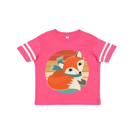 

Inktastic Woodland Fox Retro Sunset Gift Toddler Boy or Toddler Girl T-Shirt