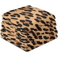 thumbnail image 4 of Coolnut Leopard Kitchen Dish Towel Set of 4, Soft Absorbent Drying Dishcloths Dish Towels with Hanging Loop for Kitchen Bathroom Bar Home Decor, 28 x 18 Inch Washcloth Gift, 4 of 7