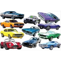 American Muscle Car Wall Decals Stickers Classic Hot Rod Race Decor