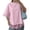 Pink, variant on Women's Lace Patchwork Short Sleeve T-Shirts Casual Solid Color Crew Neck Blouse with Back Split Loose Fit Elegant Fashion Top Soft Breathable Comfy Casual Shirt for Spring Summer Daily