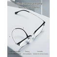 thumbnail image 6 of Ultra Light Anti Blue Presbyopic Glasses, Titanium Frame HD Reading Glasses with Spring Hinge, Unisex Anti Eyestrain/Glare/UV, 6 of 7