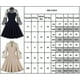 thumbnail image 3 of Vestido de fiesta de noche con bola Rockabilly vintage de manga larga de malla para mujer-e, 3 of 3