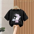 thumbnail image 2 of Avtoify Girls Long Sleeve Shirts Casual, Toddler Girls Fall Clothes, Summer Fashion Boy Printed Short Sleeve T-Shirt Children, 2 of 4