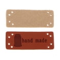 thumbnail image 3 of 20 Unids Pack Etiquetas de Cuero DIY Coser Ropa Parches Artesanales BLESIY Etiquetas de etiqueta hechas a mano, 3 of 7