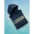 thumbnail image 3 of London England Banner Hoodie Women -Image by Shutterstock, Female XX-Large, 3 of 4