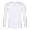 thumbnail image 2 of TiaoBug Mens Long Sleeve T-Shirt Quick Dry Athletic Gym Workout Bodybuilding Sports Undershirts White S, 2 of 3