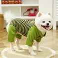 thumbnail image 4 of Fashion Striped Dog sweatshirt with D Ring Autumn Soft Dog Clothes Cute Warm Puppy Pullovers Pet Cat Shirt Chihuahua Bichon Dog Costume, 4 of 5