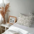 thumbnail image 6 of Lumbar Pillow Covers 20x12 Inch Set of 2, Farmhouse Sage Green Waterproof Outdoor Pillow Covers, Vintage Flower Leaf Botanical Decorative Cushion Pillowcases for Couch, Sofa, Bed, Garden, Patio, 6 of 9