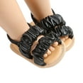thumbnail image 4 of Fozruso Baby Sandals For Soft Sole Summer Cloud Design Casual Walking Shoes For Boys Girls 0 18 Months Breathable Lightweight Comfortable First Shoes,Sizes 5 Toddlers 6-12 Months(Black), 4 of 7